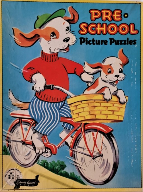Vintage Set of Six Toy Guidance Council Inc. Preschool Puzzles i